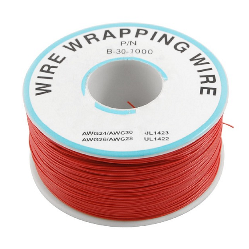 래핑와이어 빨간색 (Wire Wrap Wire - Red (30 AWG)) l 200m